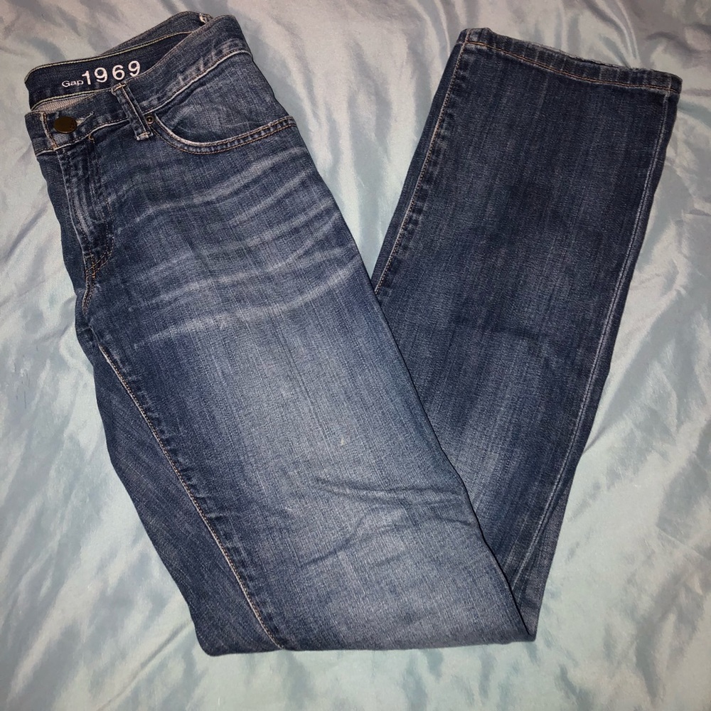 GAP 1969 Medium Wash Boyfriend Jean, Size 26/2